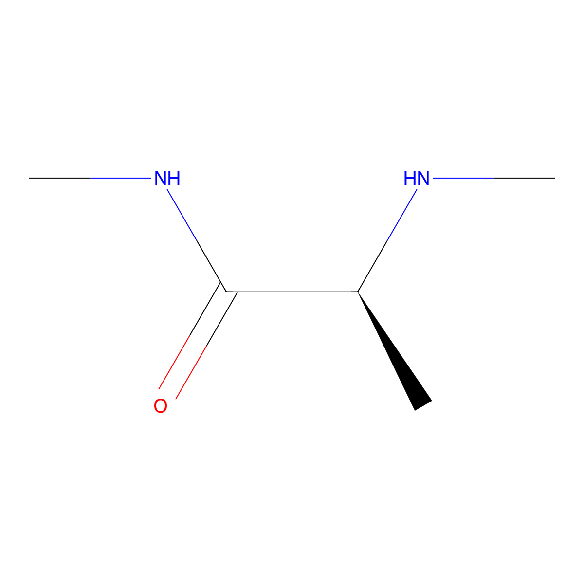 N,N~2~-Dimethyl-L-alaninamide molecular structure, CAS 82597-80-6