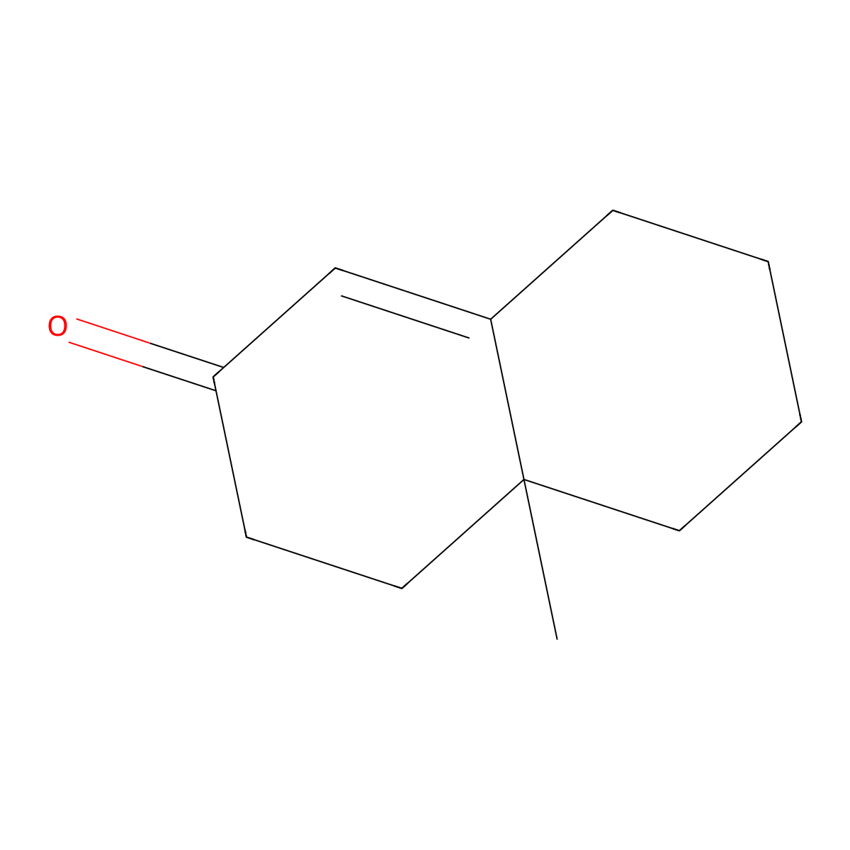 2(3H)-Naphthalenone, 4,4a,5,6,7,8-hexahydro-4a-methyl- molecular structure, CAS 826-56-2
