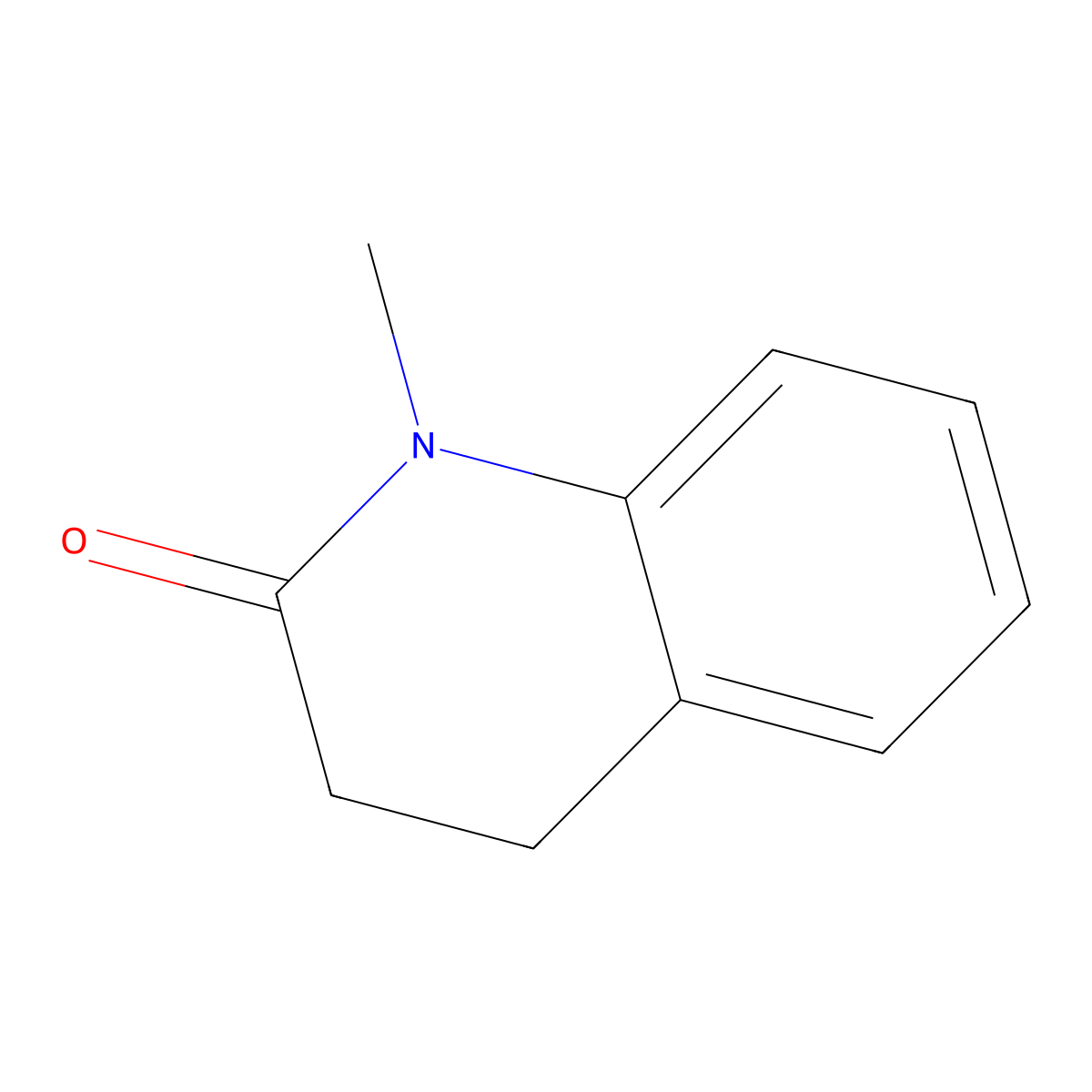 1-Methyl-3,4-dihydroquinolin-2(1H)-one molecular structure, CAS 826-72-2