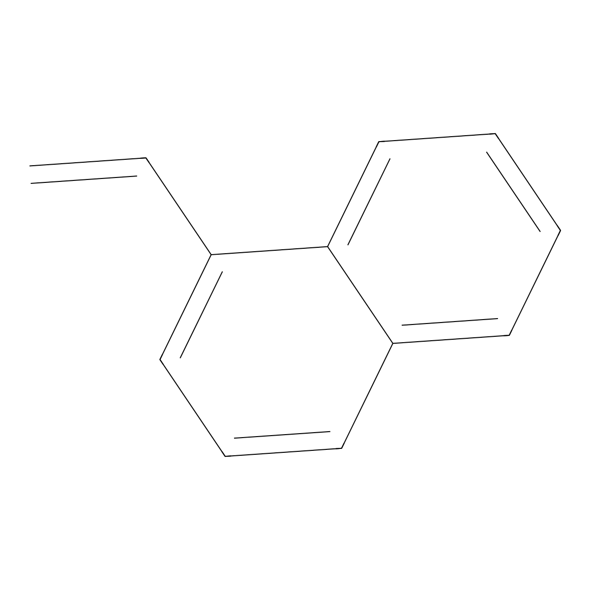 1-Vinylnaphthalene molecular structure, CAS 826-74-4