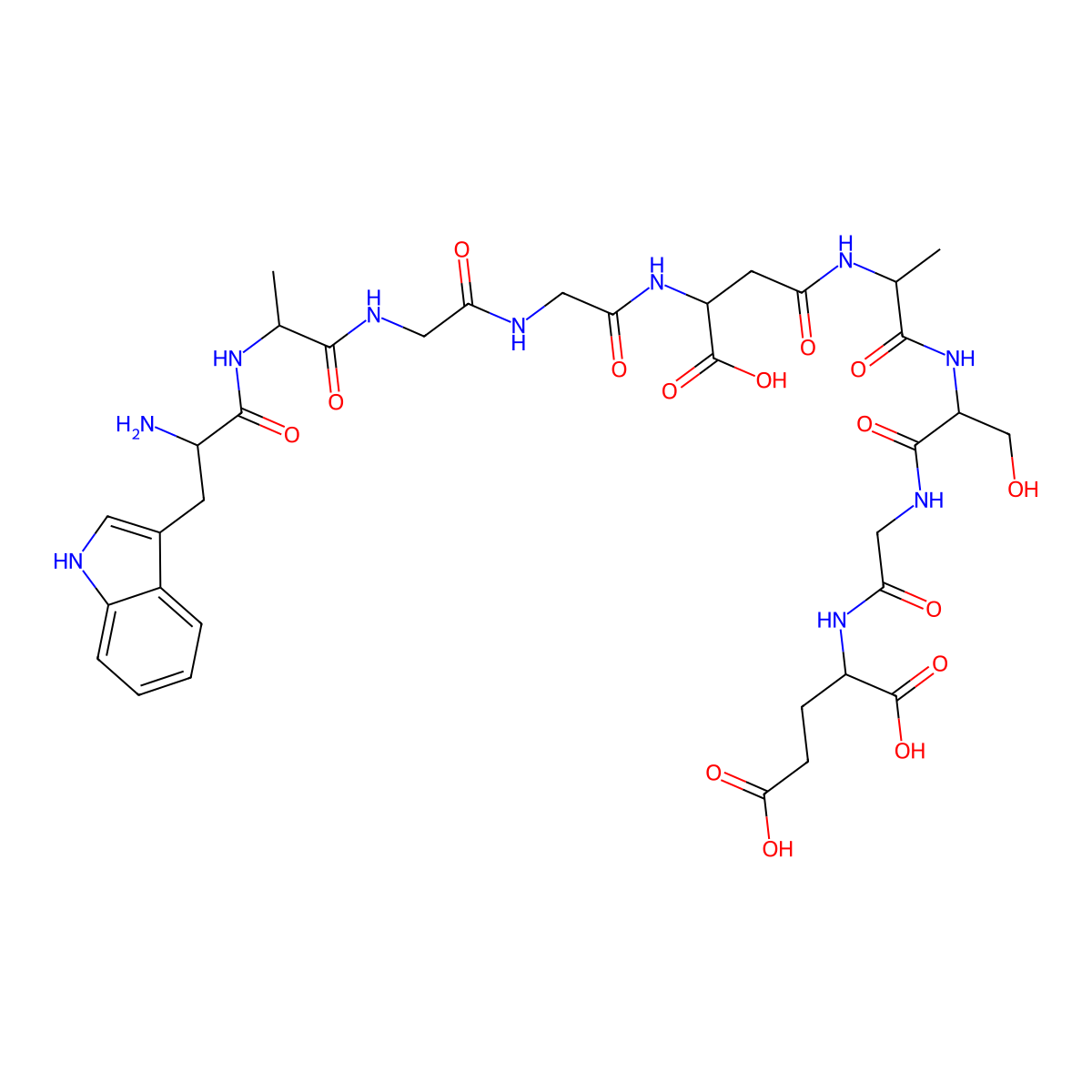 delta Sleep-inducing peptide, isoasp(5)- molecular structure, CAS 82602-88-8