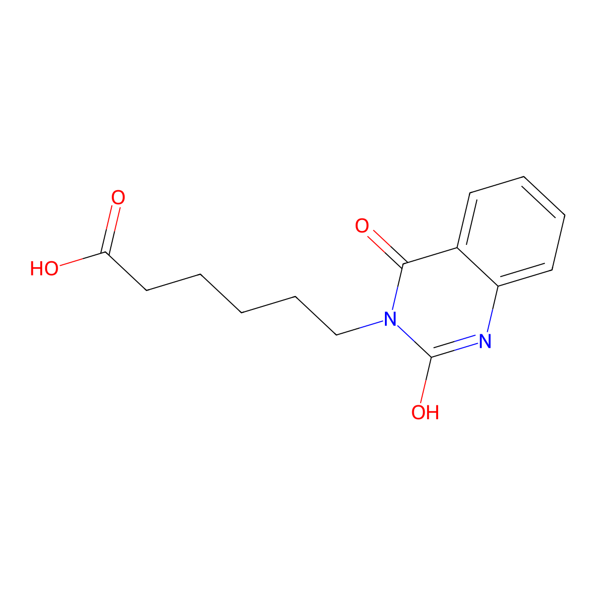 6-(2,4-dioxo-1,4-dihydroquinazolin-3(2H)-yl)hexanoic acid molecular structure, CAS 82603-64-3