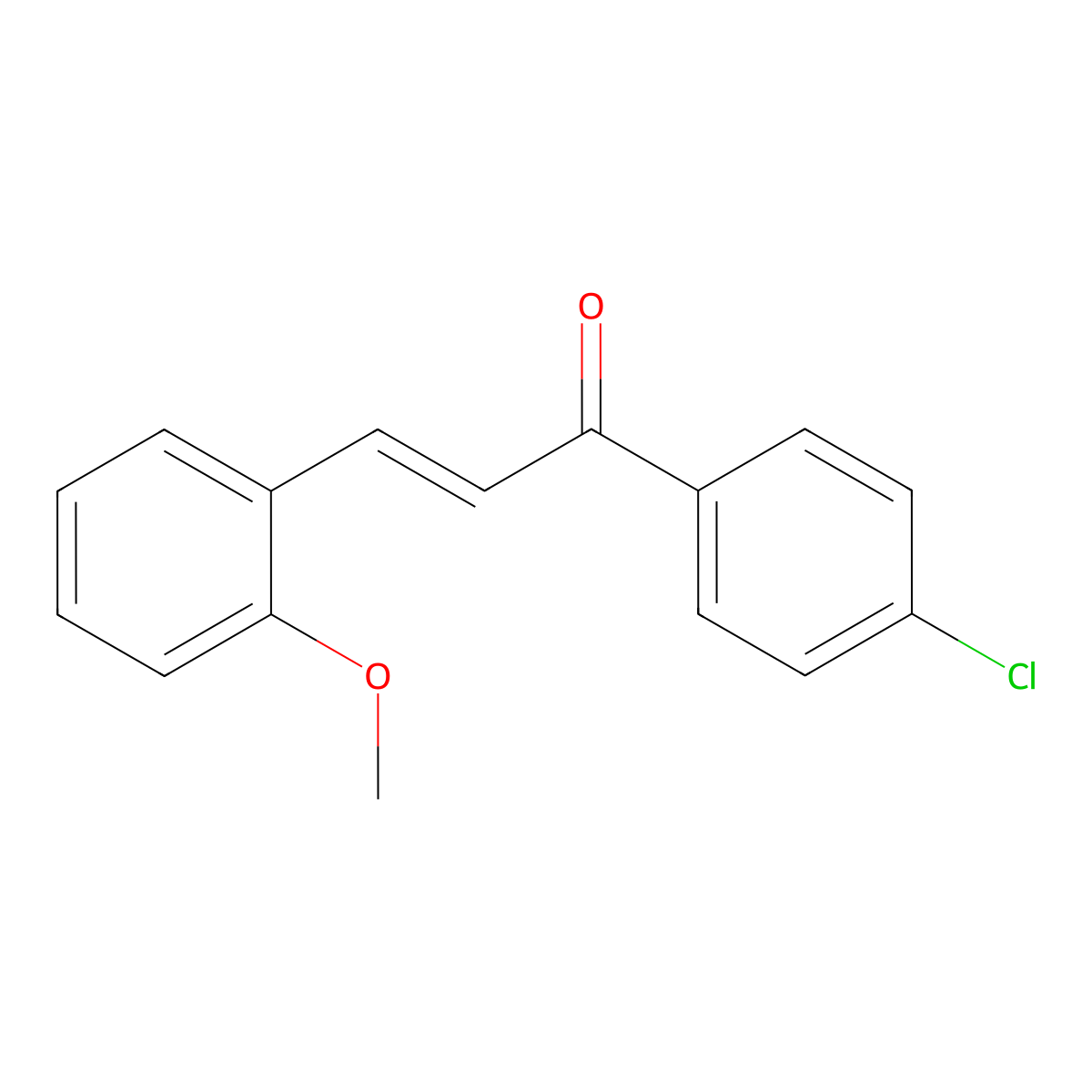 4'-Chloro-2-methoxychalcone molecular structure, CAS 82613-32-9