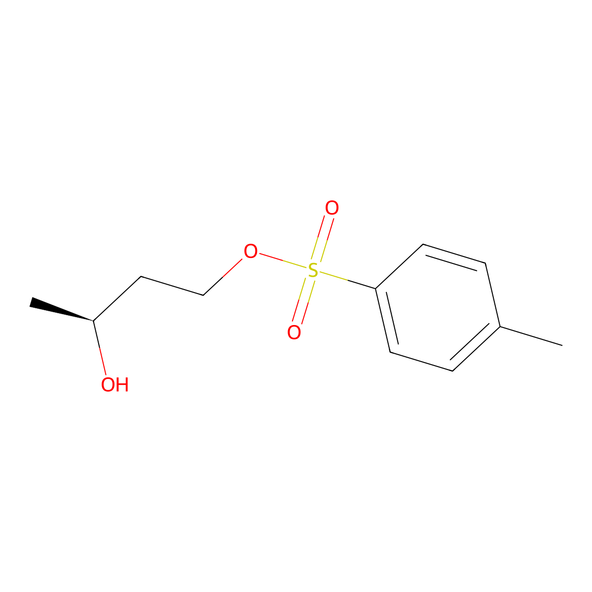 (S)-Toluene-4-sulfonic acid 3-hydroxybutyl ester molecular structure, CAS 82614-88-8