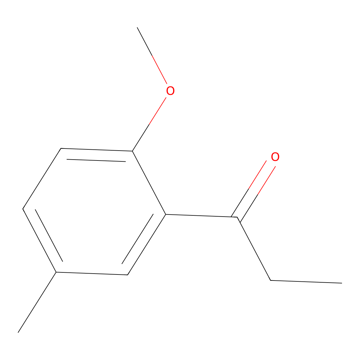 1-(2-Methoxy-5-methylphenyl)propan-1-one molecular structure, CAS 82620-73-3