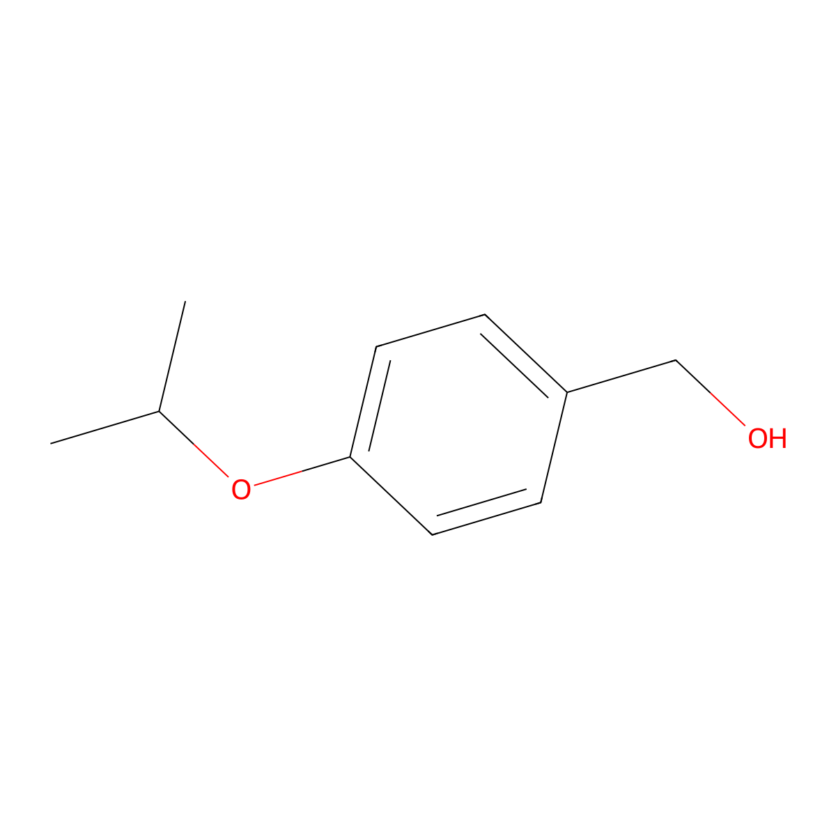 (4-(Propan-2-yloxy)phenyl)methanol molecular structure, CAS 82657-71-4