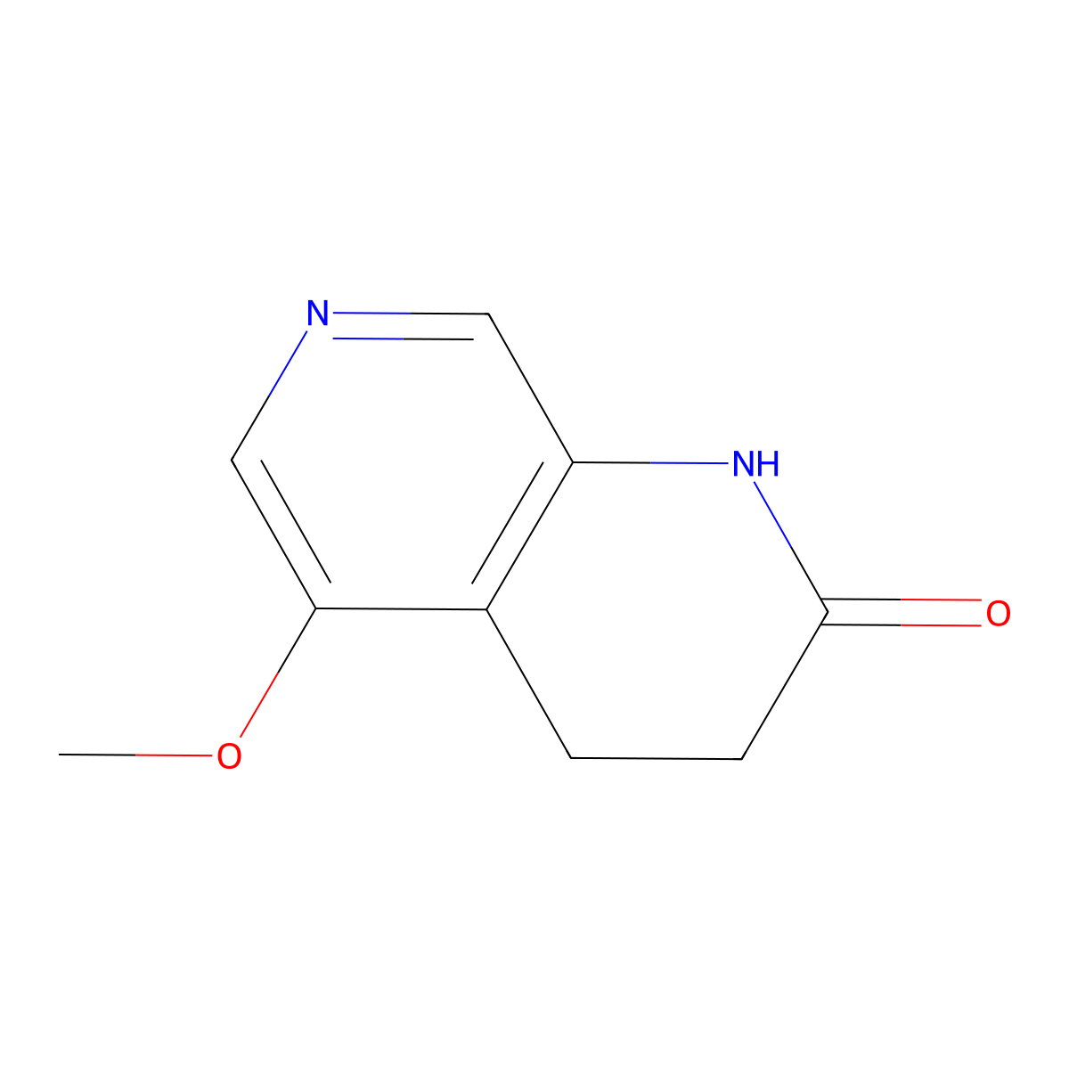 5-Methoxy-3,4-dihydro-1,7-naphthyridin-2(1H)-one molecular structure, CAS 82673-70-9