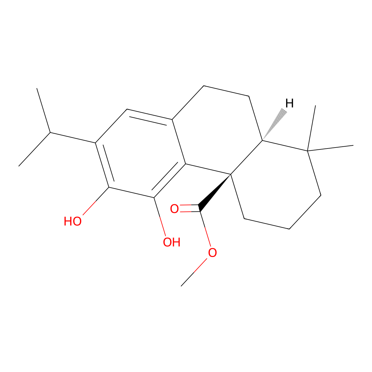 Methyl Carnosate molecular structure, CAS 82684-06-8