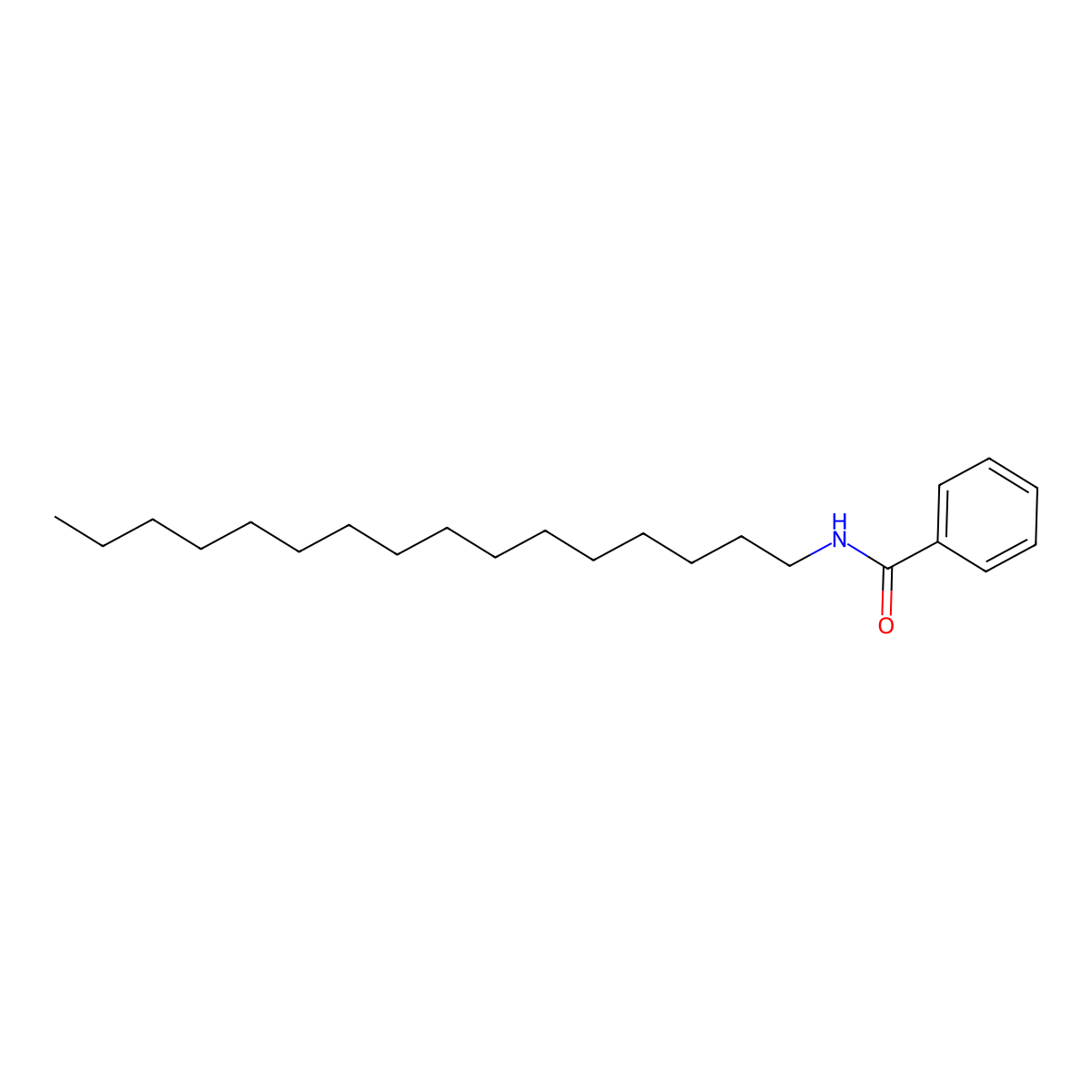 N-hexadecylbenzamide molecular structure, CAS 82684-41-1