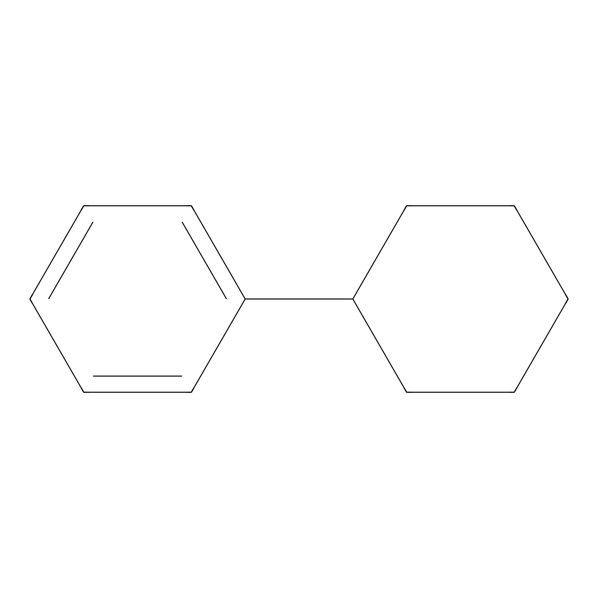 Cyclohexylbenzene molecular structure, CAS 827-52-1