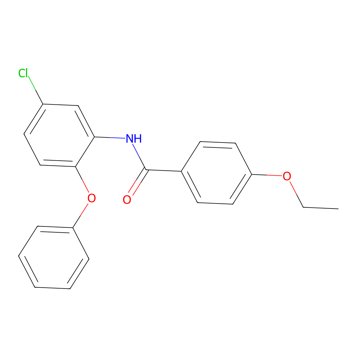 N-(5-chloro-2-phenoxyphenyl)-4-ethoxybenzamide molecular structure, CAS 827000-48-6