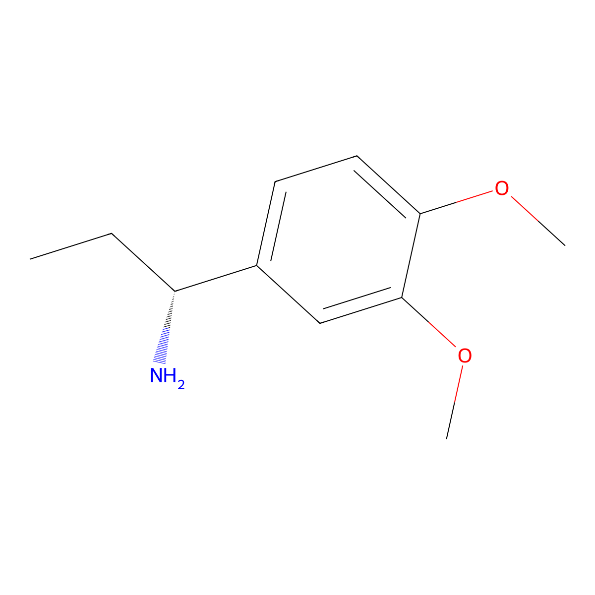 (R)-1-(3,4-Dimethoxyphenyl)propan-1-amine molecular structure, CAS 827004-73-9