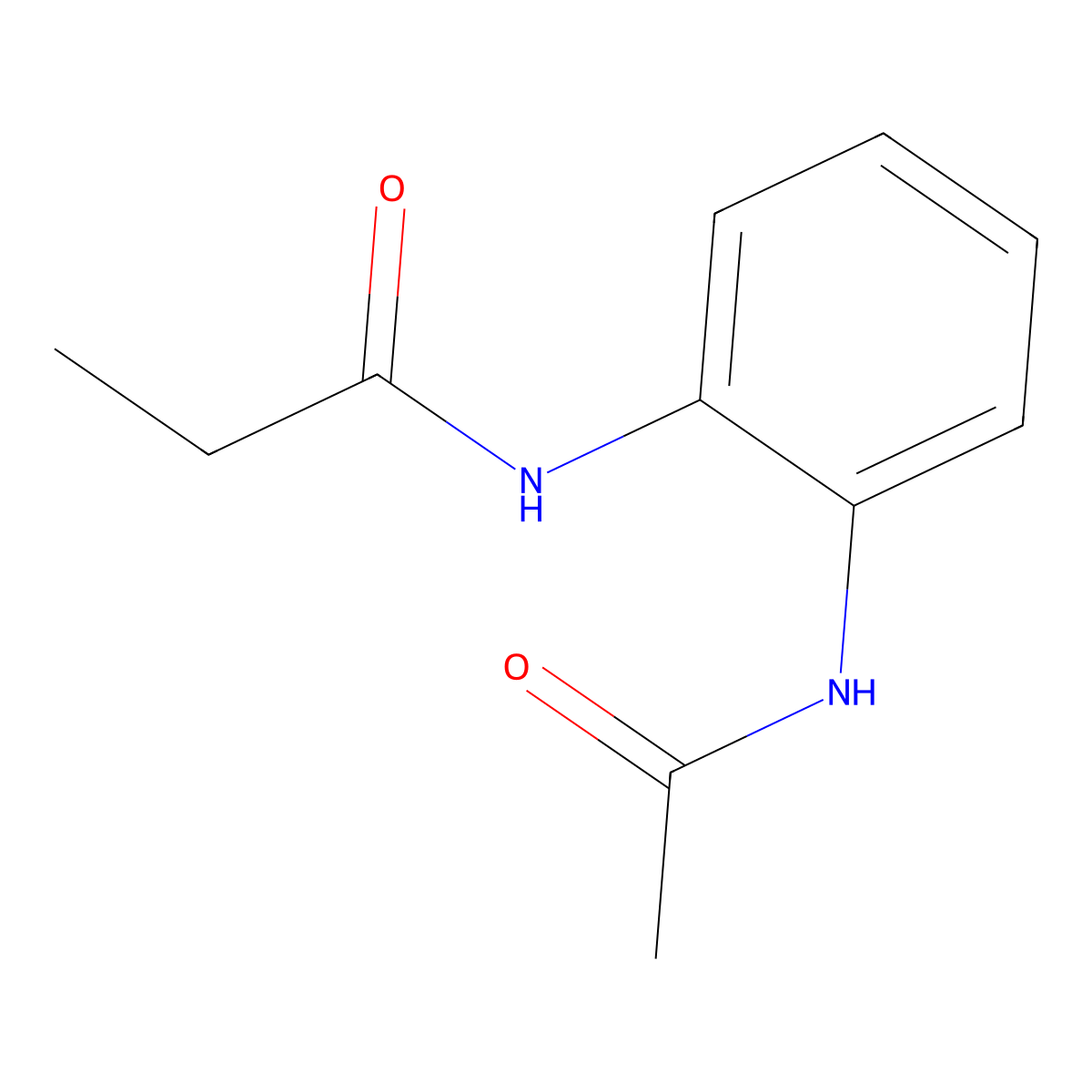 N-(2-acetamidophenyl)propanamide molecular structure, CAS 827010-14-0