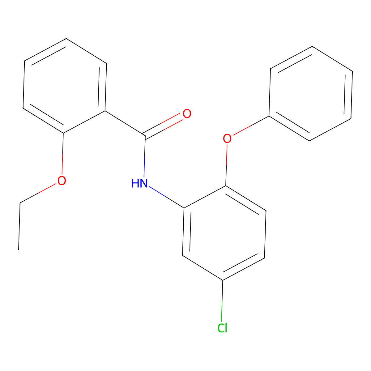 N-(5-chloro-2-phenoxyphenyl)-2-ethoxybenzamide molecular structure, CAS 827011-58-5