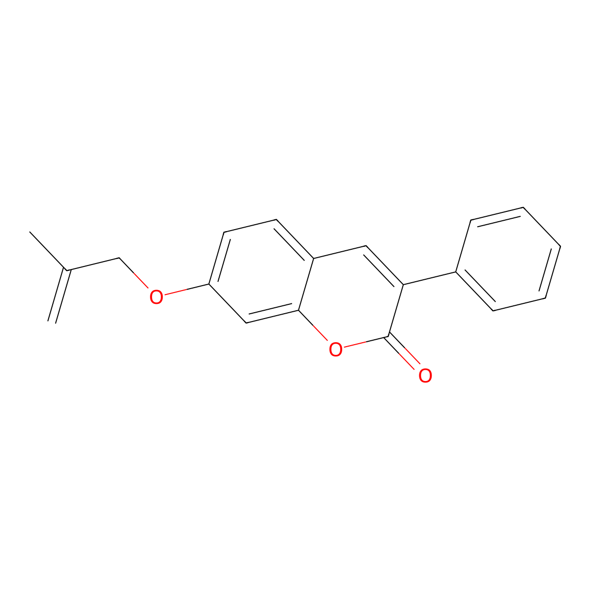 7-[(2-methylprop-2-en-1-yl)oxy]-3-phenyl-2H-chromen-2-one molecular structure, CAS 827014-64-2