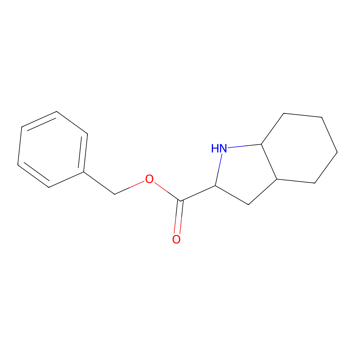 Benzyl octahydro-1h-indole-2-carboxylate molecular structure, CAS 82717-90-6
