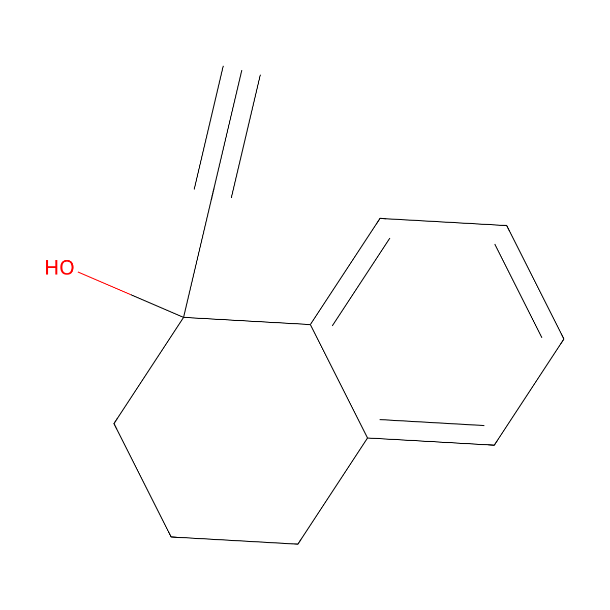 1-Ethynyl-1,2,3,4-tetrahydronaphthalen-1-ol molecular structure, CAS 82720-23-8