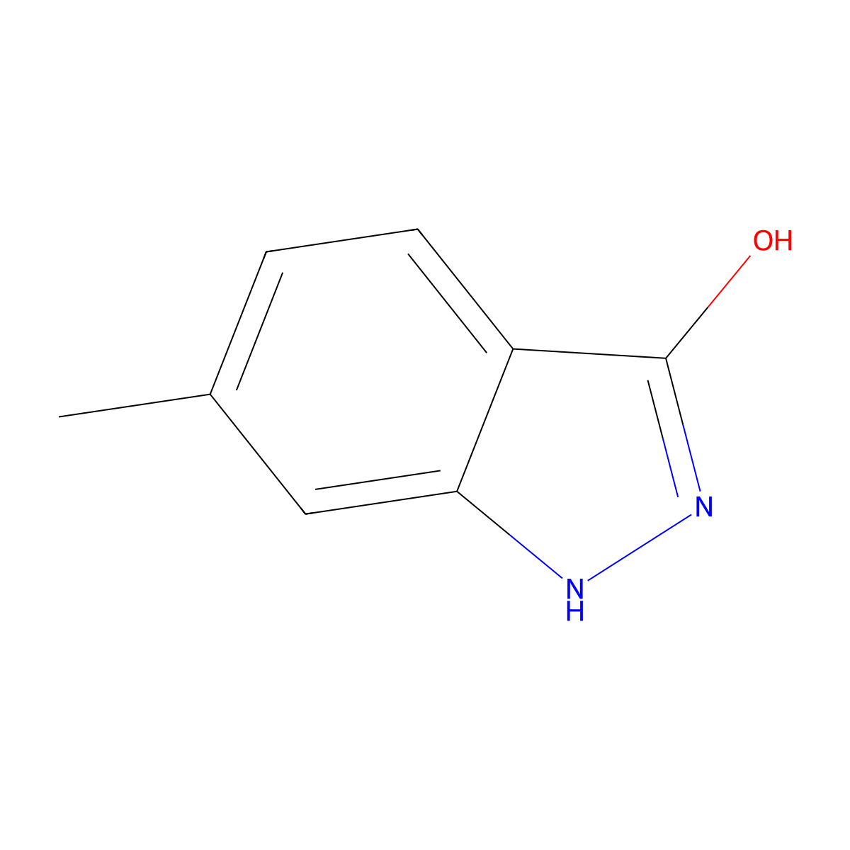 6-Methyl-1H-indazol-3-ol molecular structure, CAS 82722-05-2