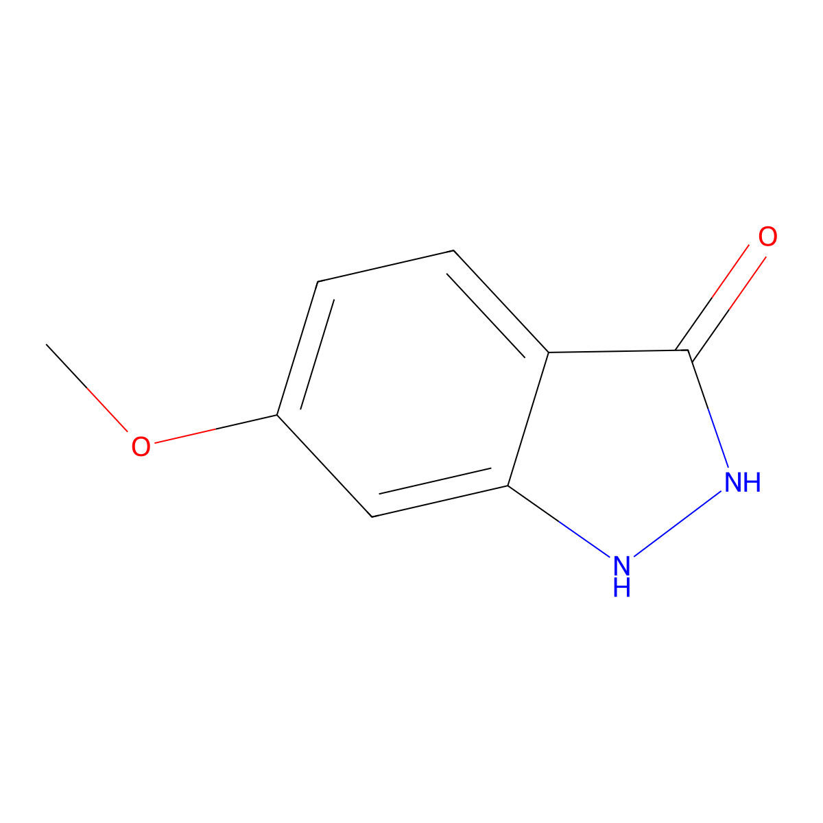 6-methoxy-1H-indazol-3-ol molecular structure, CAS 82722-06-3