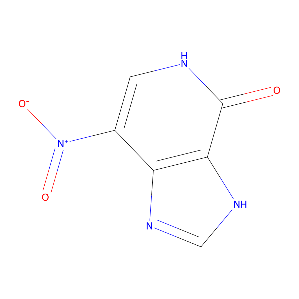 7-Nitro-1H-imidazo[4,5-c]pyridin-4(5H)-one molecular structure, CAS 82722-74-5