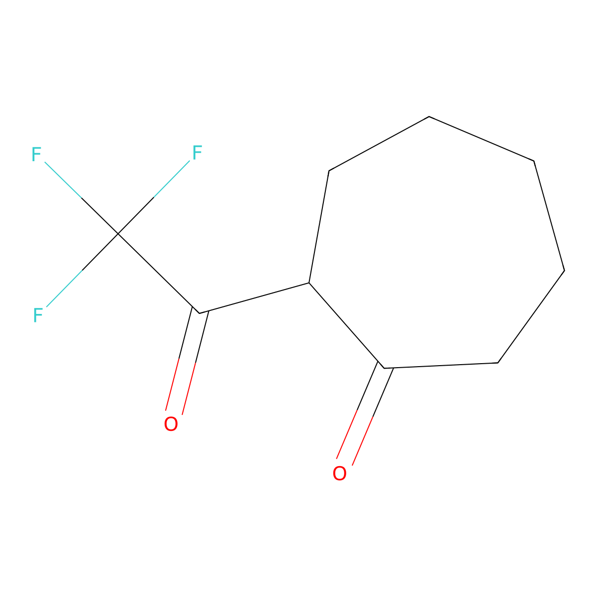 2-(Trifluoroacetyl)cycloheptanone molecular structure, CAS 82726-77-0