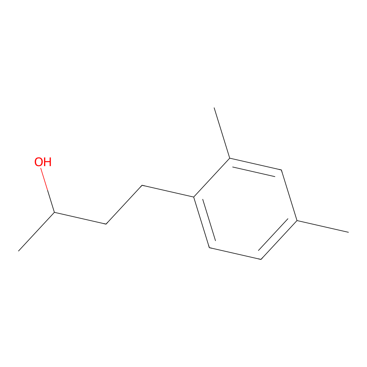 4-(2,4-Dimethylphenyl)butan-2-ol molecular structure, CAS 827299-44-5