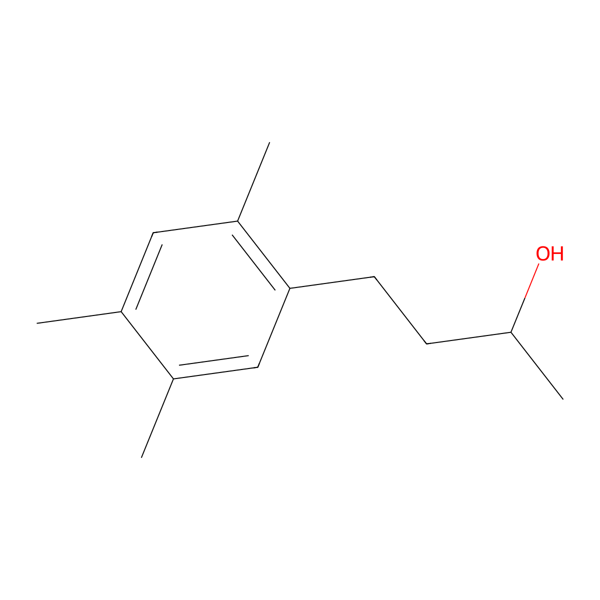 4-(2,4,5-Trimethylphenyl)butan-2-ol molecular structure, CAS 827299-45-6