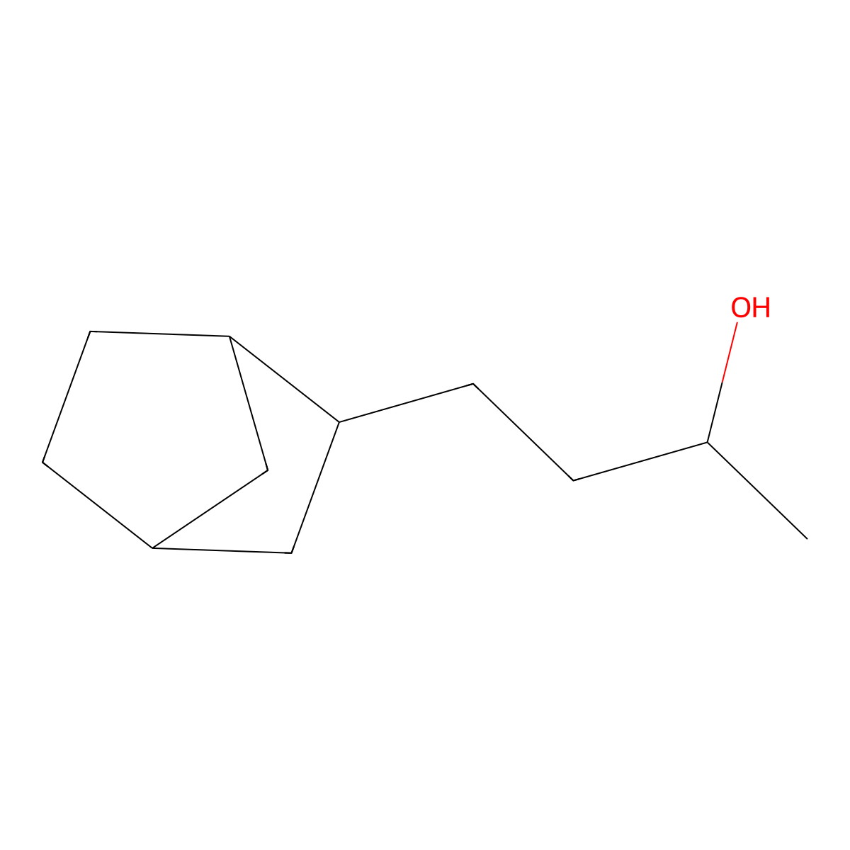 4-(Bicyclo[2.2.1]heptan-2-yl)butan-2-ol molecular structure, CAS 827299-50-3