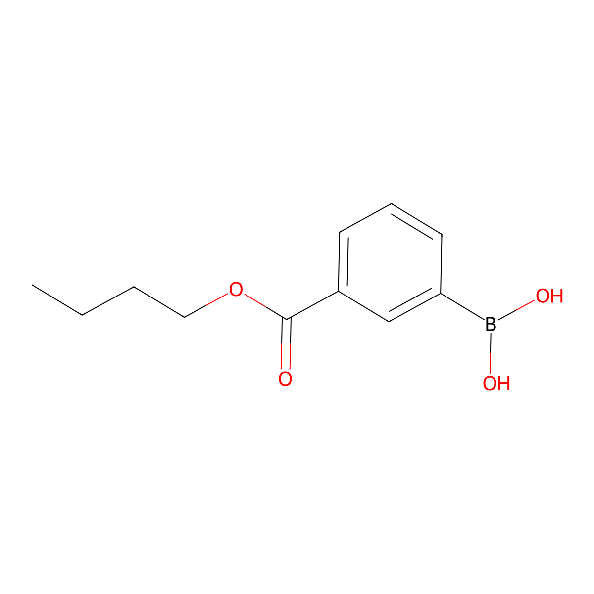 3-Butoxycarbonylphenylboronic acid molecular structure, CAS 827300-04-9