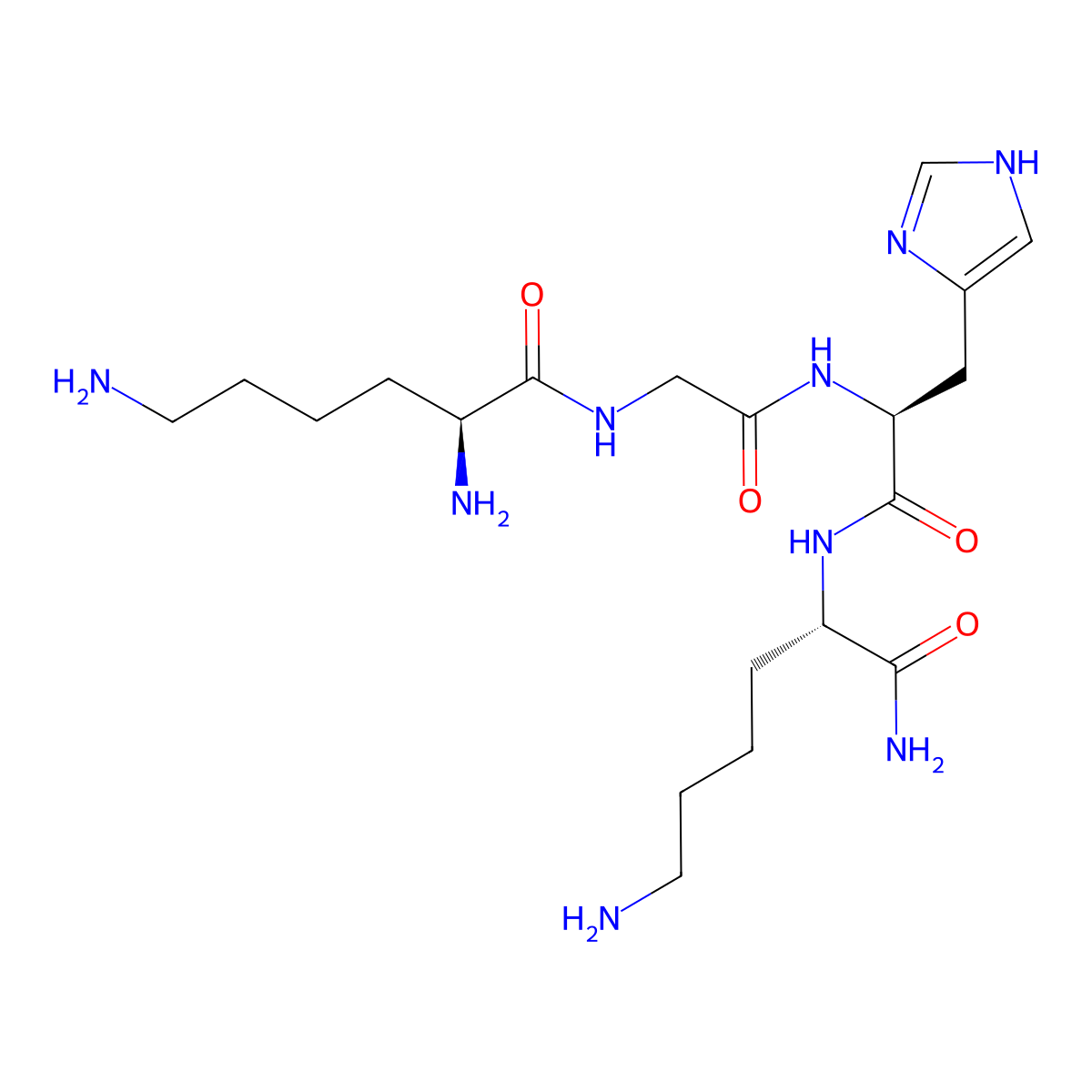 Tetrapeptide-3 molecular structure, CAS 827306-97-8