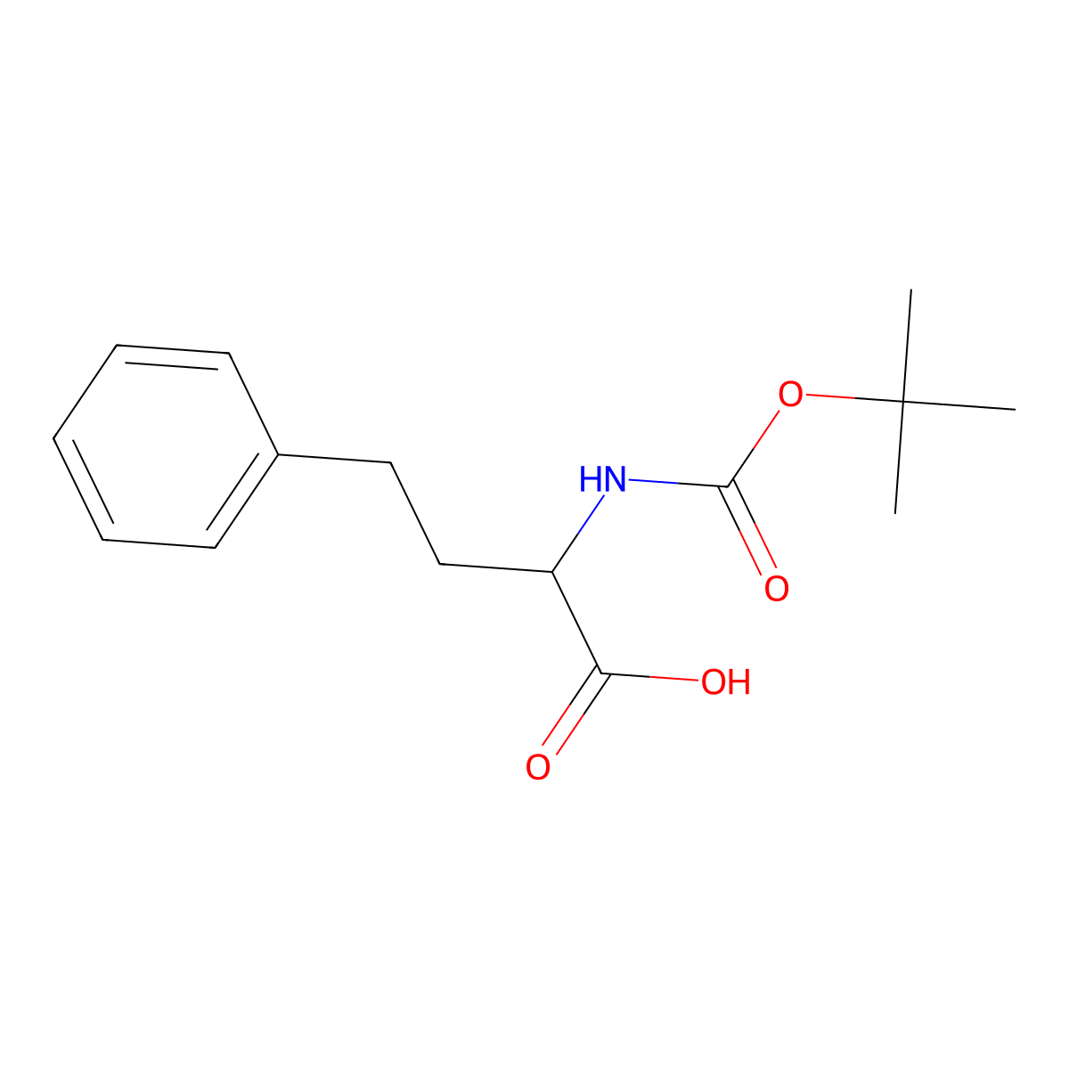 Boc-D-homophenylalanine molecular structure, CAS 82732-07-8
