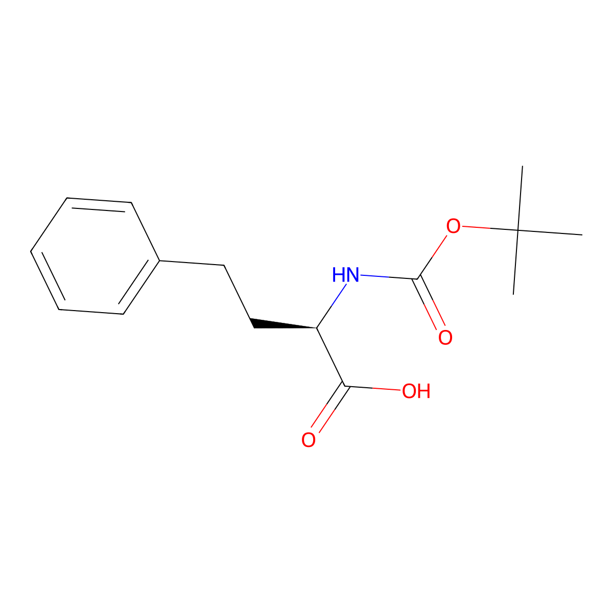 Boc-D-homophenylalanine molecular structure, CAS 82732-07-8