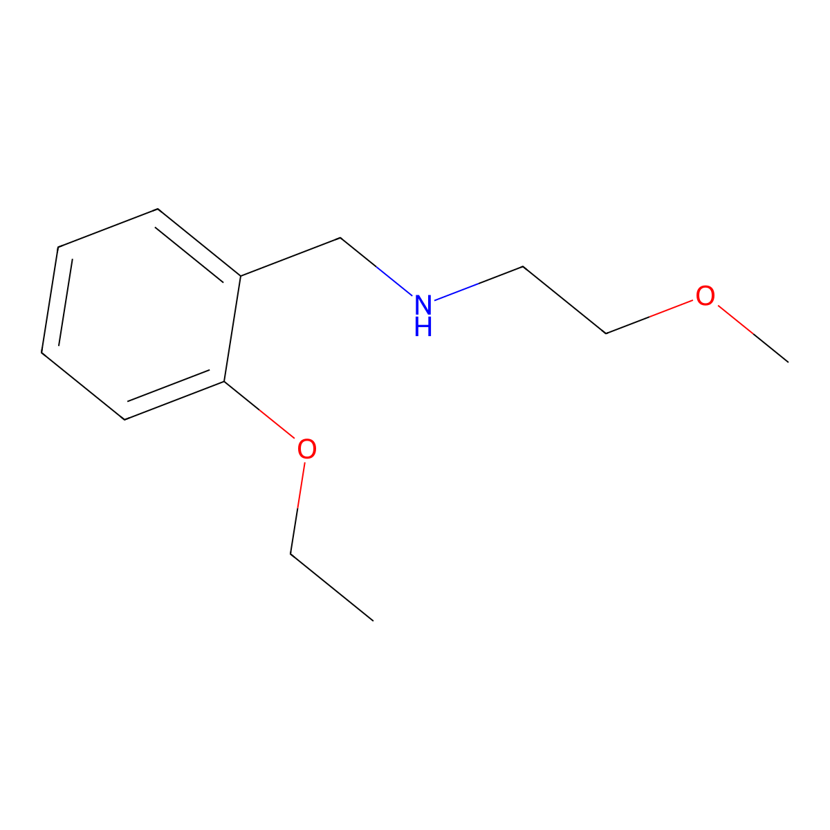 N-(2-ethoxybenzyl)-2-methoxyethanamine molecular structure, CAS 827328-44-9