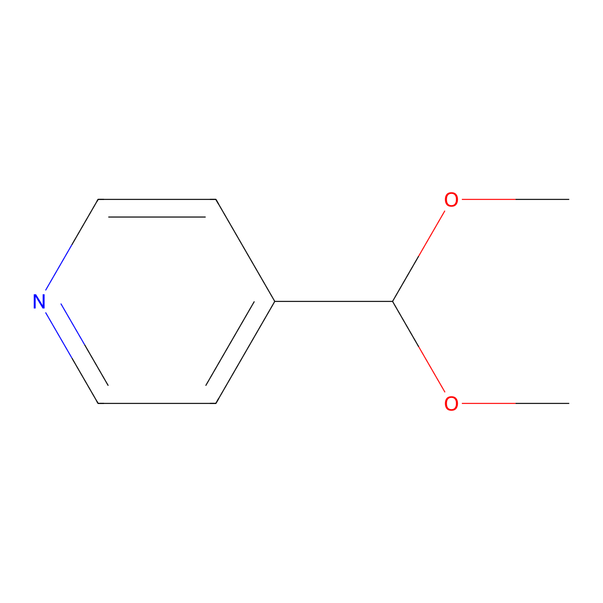 4-(Dimethoxymethyl)pyridine molecular structure, CAS 82736-91-2