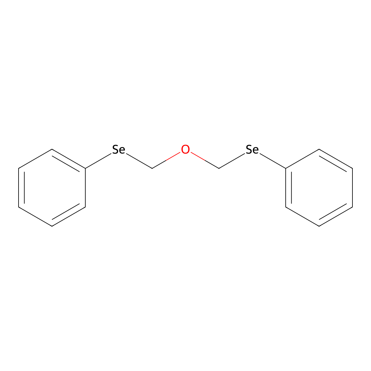 1,1'-[Oxybis(methyleneselanyl)]dibenzene molecular structure, CAS 82745-53-7