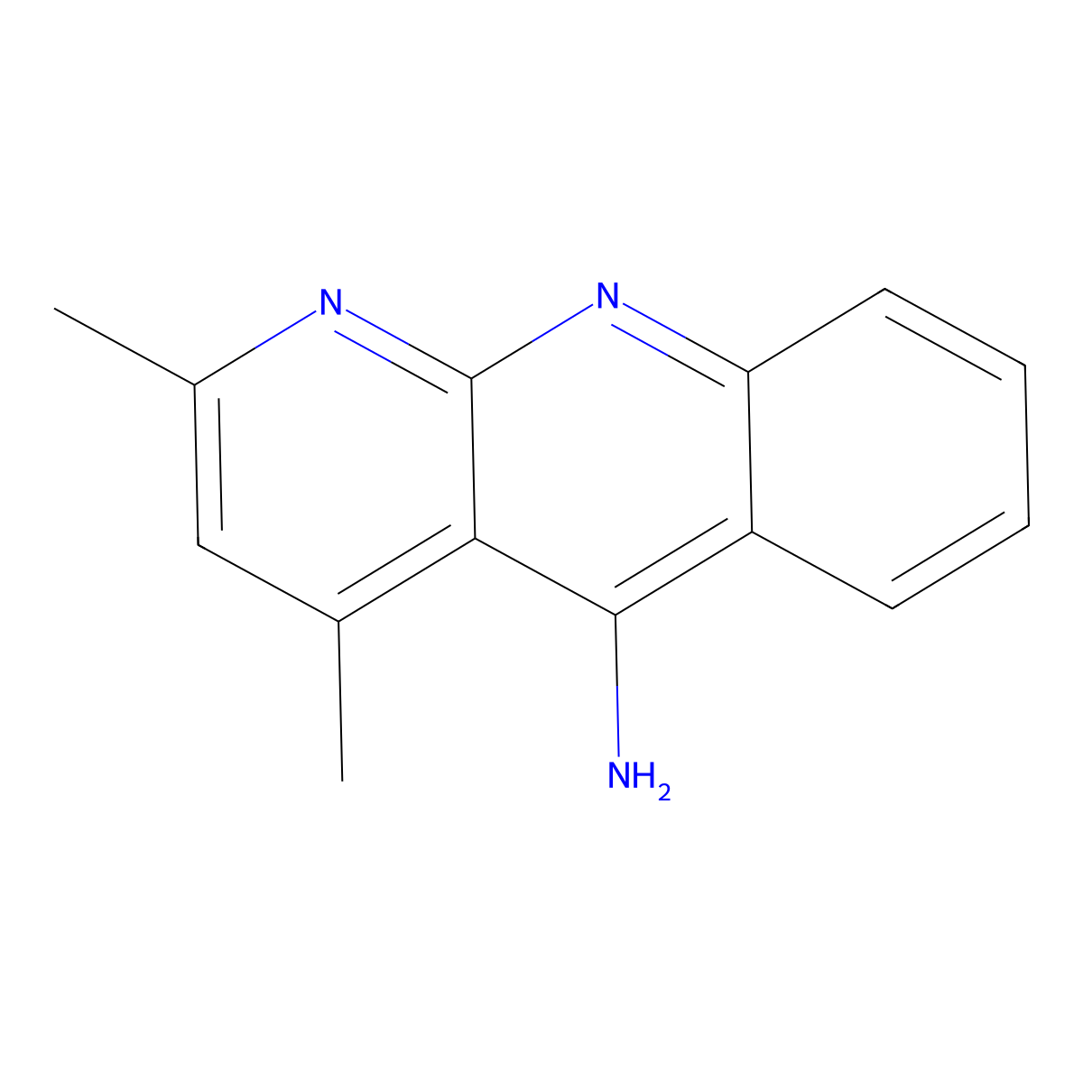 2,4-Dimethylbenzo[b][1,8]naphthyridin-5-amine molecular structure, CAS 82756-22-7