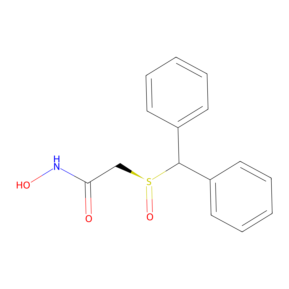 Adrafinil, (S)- molecular structure, CAS 827603-96-3