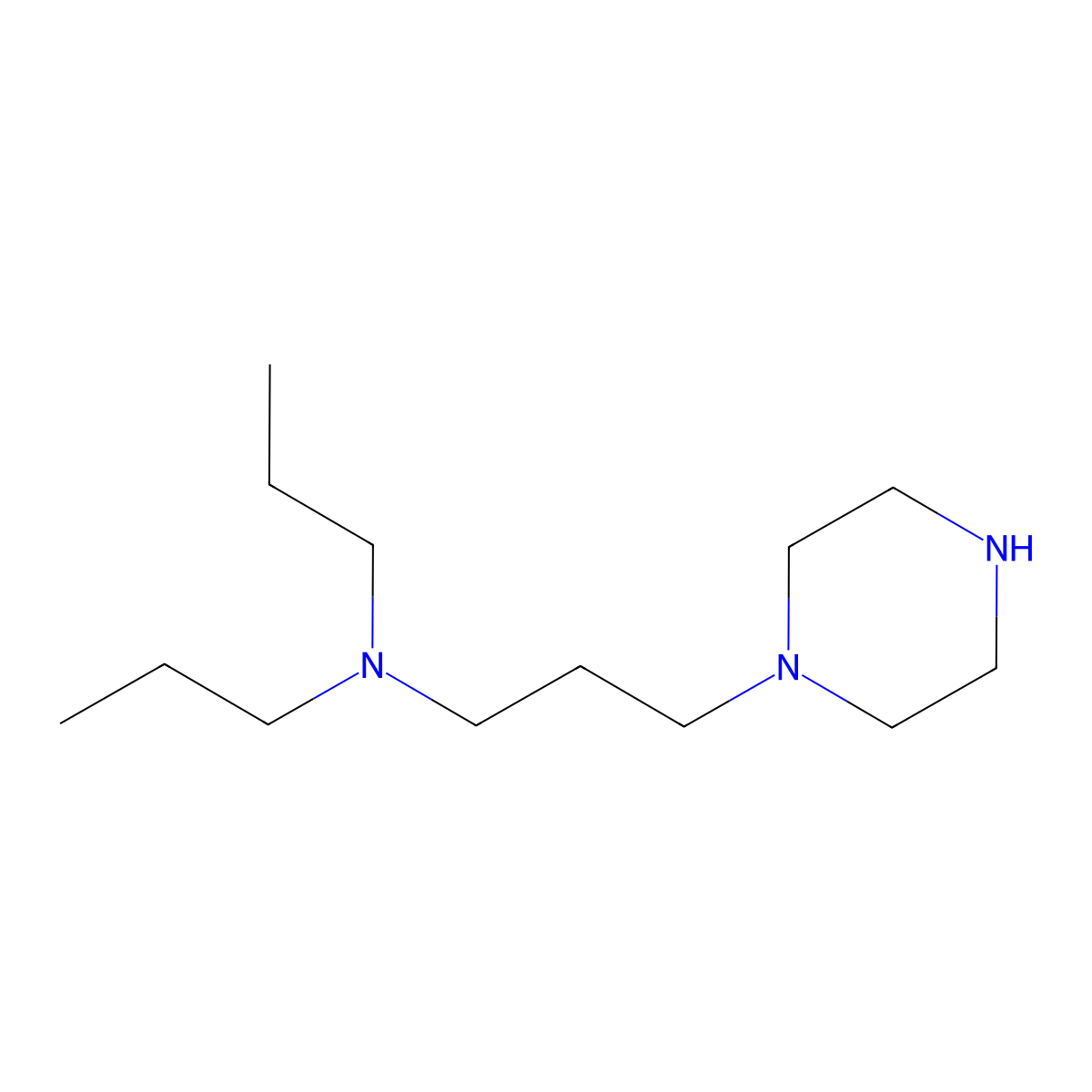 1-(3-Dipropylaminopropyl)piperazine molecular structure, CAS 827614-51-7