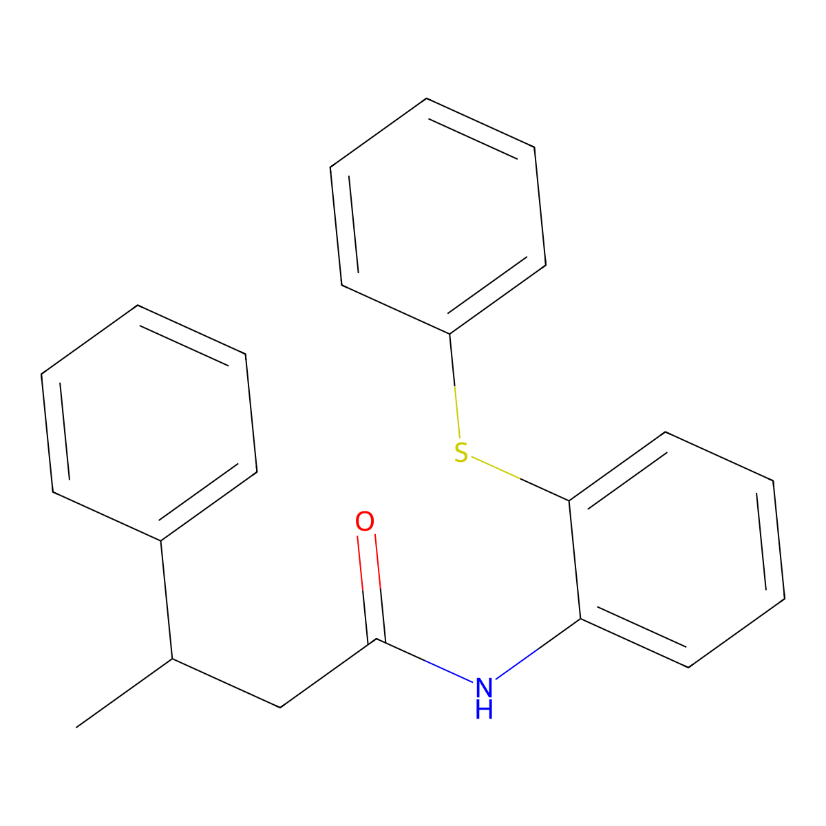 3-phenyl-N-[2-(phenylsulfanyl)phenyl]butanamide molecular structure, CAS 827618-33-7