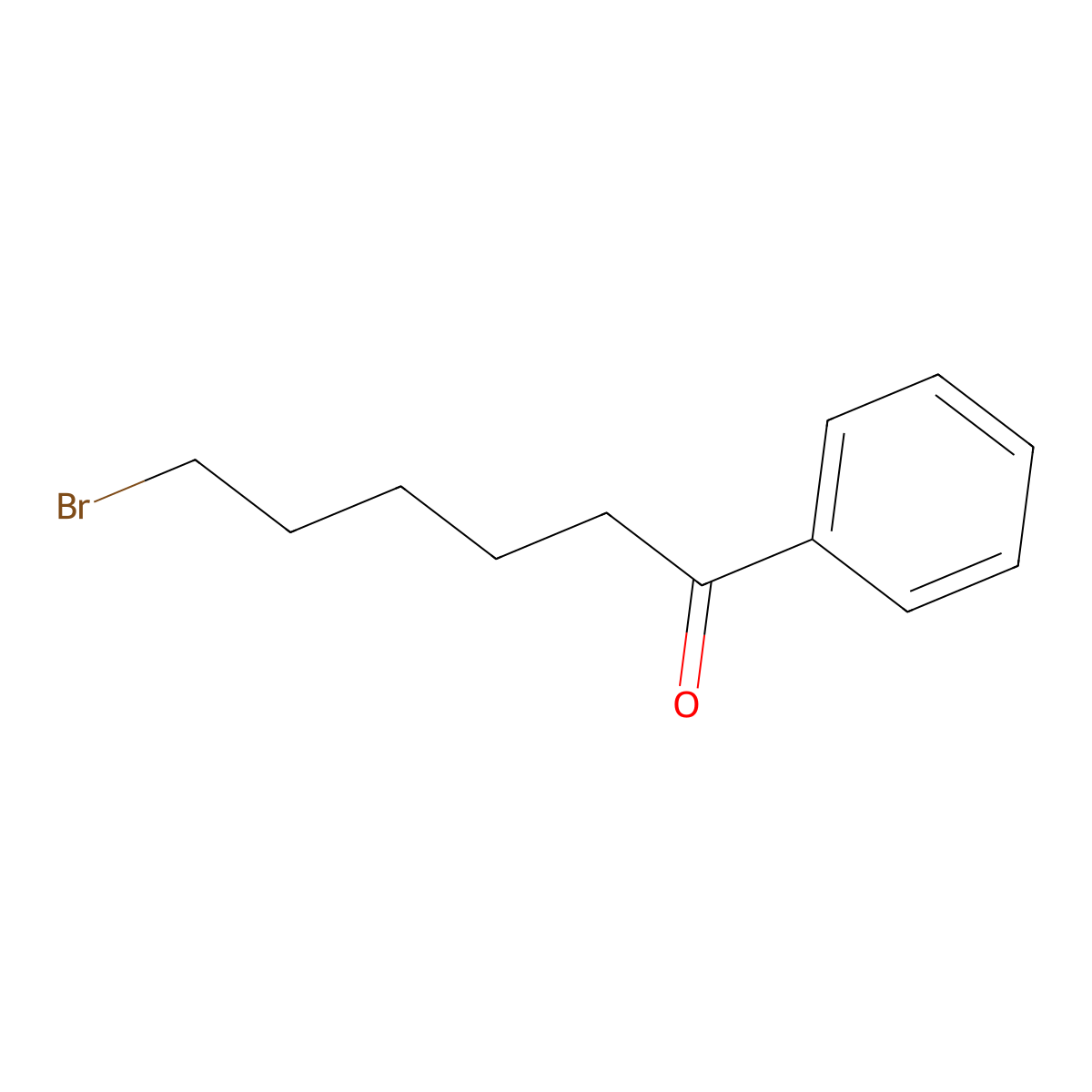 1-Hexanone, 6-bromo-1-phenyl- molecular structure, CAS 82777-11-5