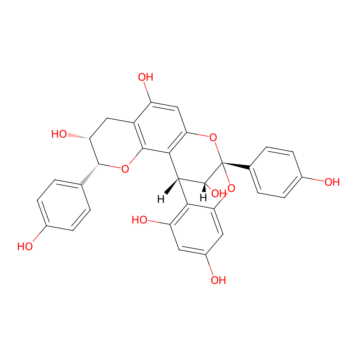 Mahuannin B molecular structure, CAS 82796-37-0