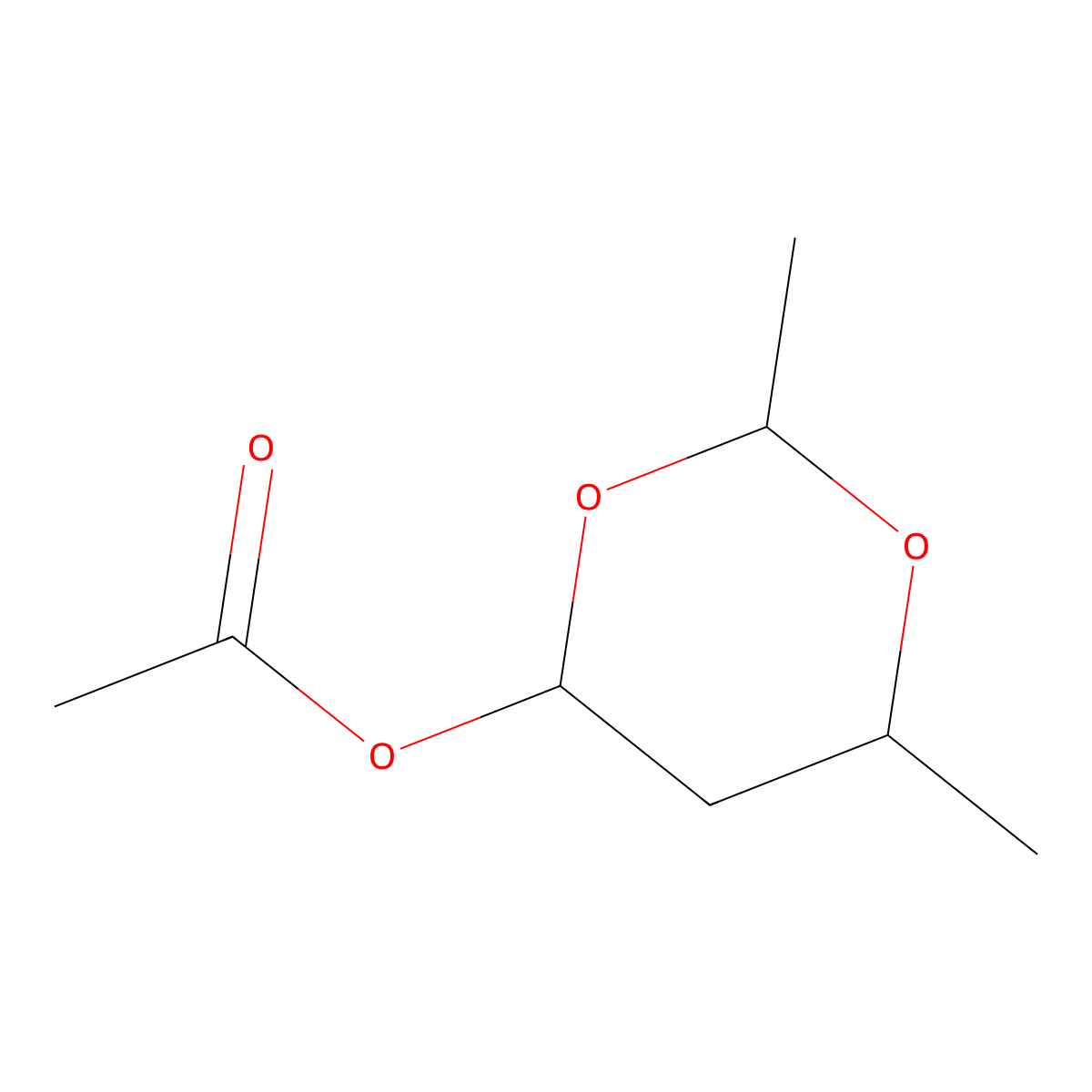 Dimethoxane molecular structure, CAS 828-00-2