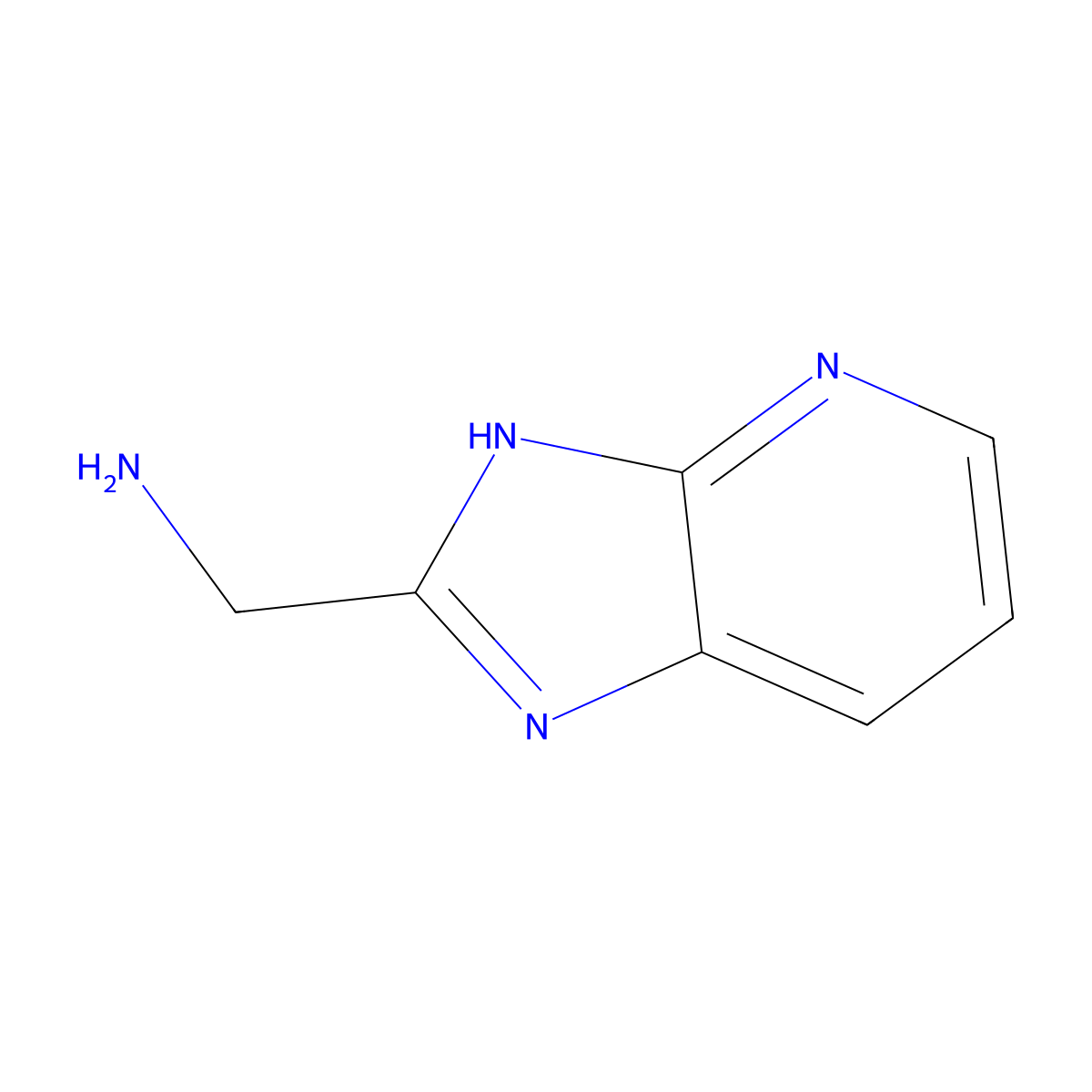 (1H-Imidazo(4,5-B)Pyridin-2-Yl)Methanamine molecular structure, CAS 828242-03-1