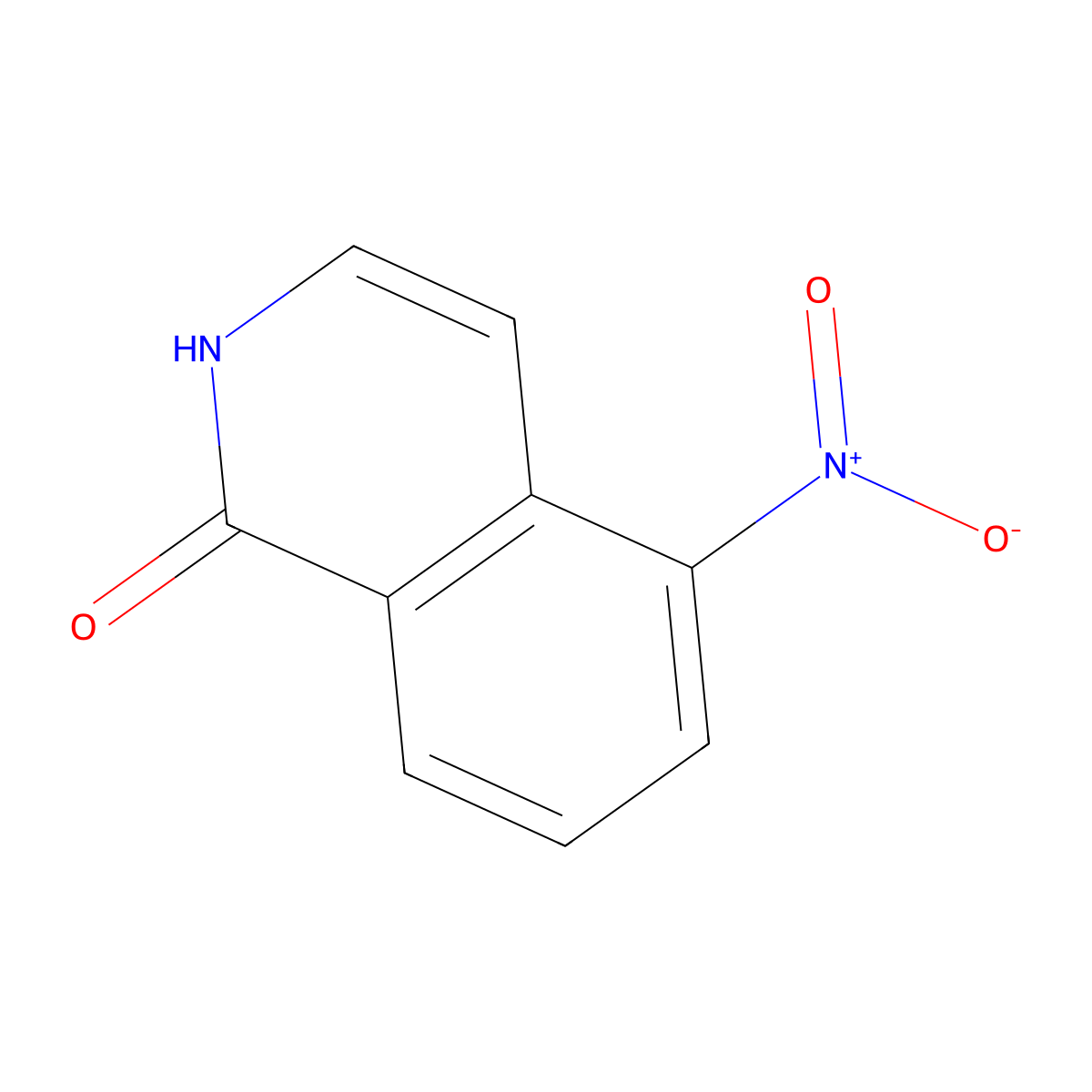 5-Nitro-1,2-dihydroisoquinolin-1-one molecular structure, CAS 82827-08-5