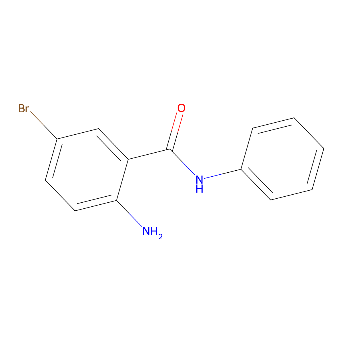 2-amino-5-bromo-N-phenylbenzamide molecular structure, CAS 82827-16-5