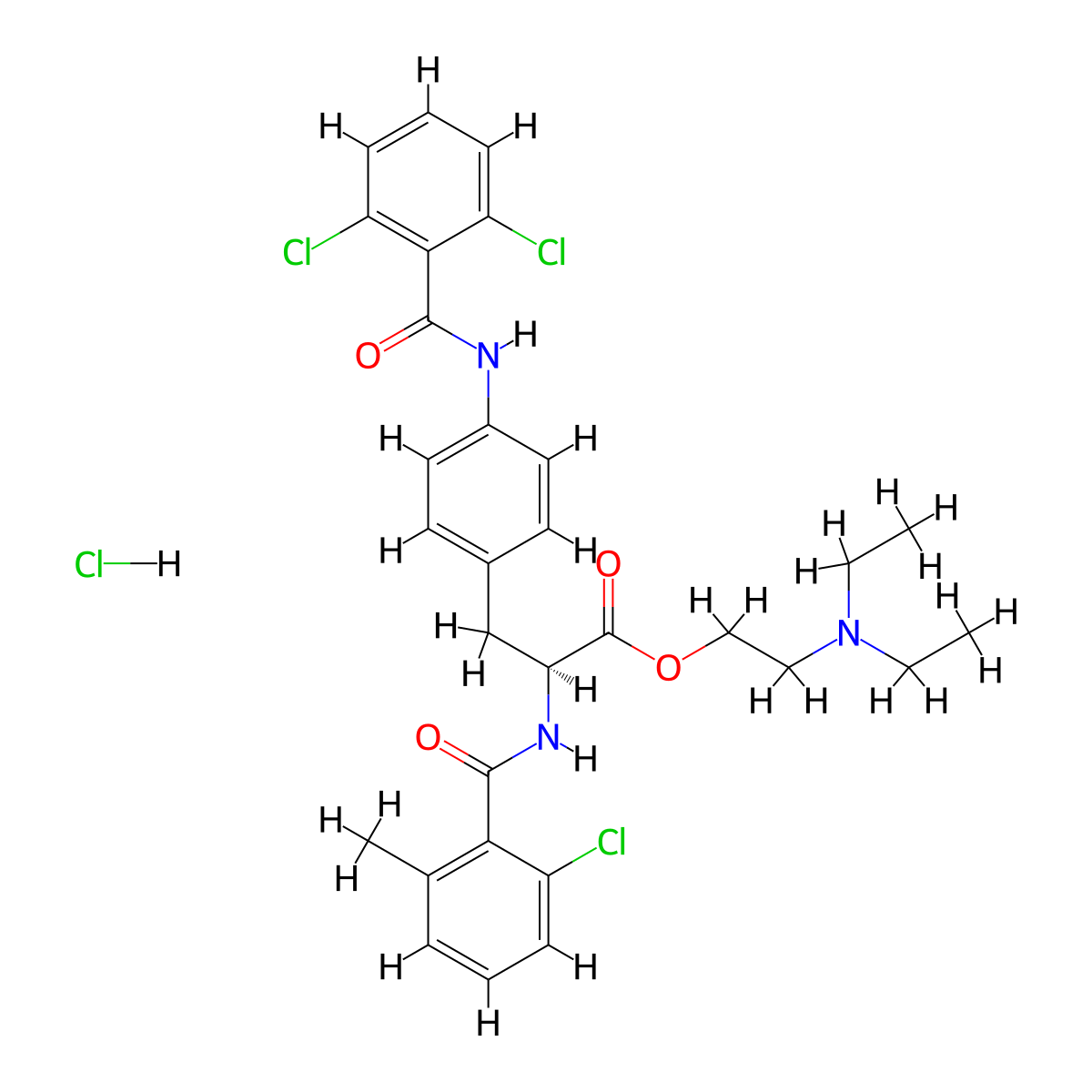 Valategrast Hydrochloride molecular structure, CAS 828271-96-1