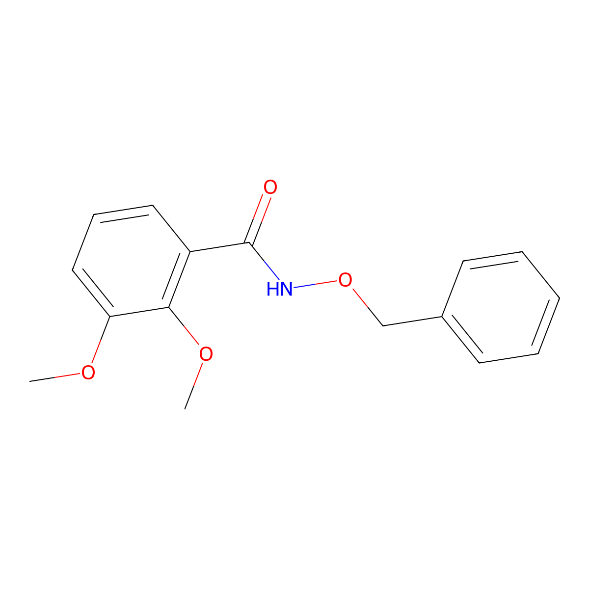 N-(benzyloxy)-2,3-dimethoxybenzamide molecular structure, CAS 828298-35-7
