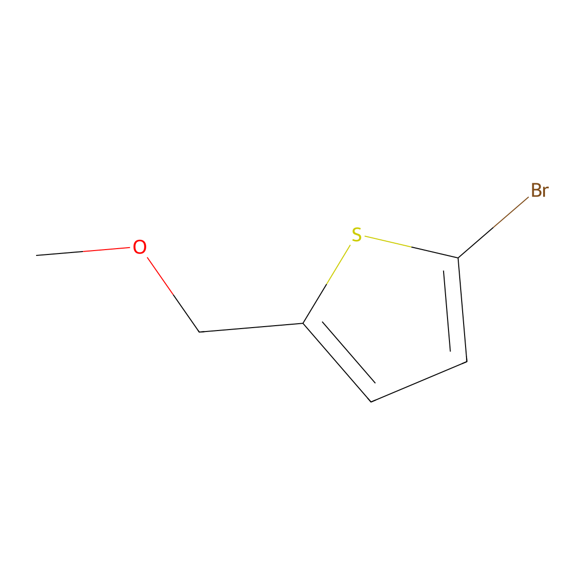 2-Bromo-5-(methoxymethyl)thiophene molecular structure, CAS 82830-92-0