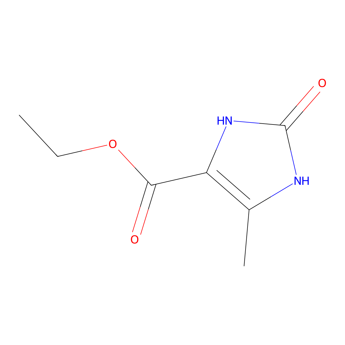 Ethyl 5-methyl-2-oxo-2,3-dihydro-1H-imidazole-4-carboxylate molecular structure, CAS 82831-19-4