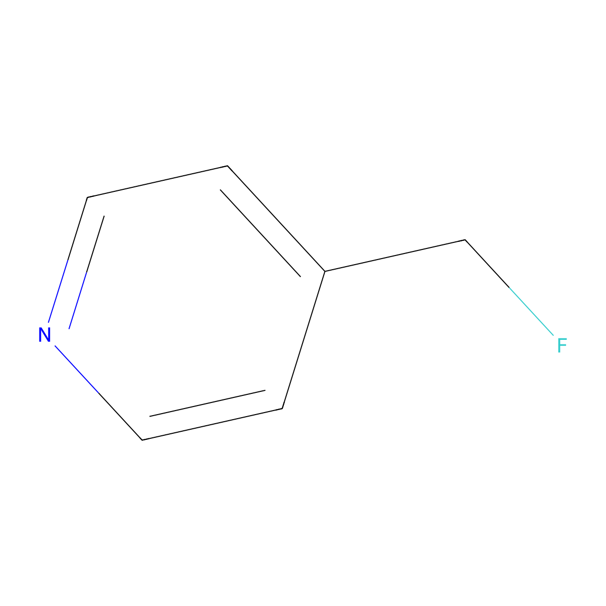 4-(Fluoromethyl)pyridine molecular structure, CAS 82878-59-9